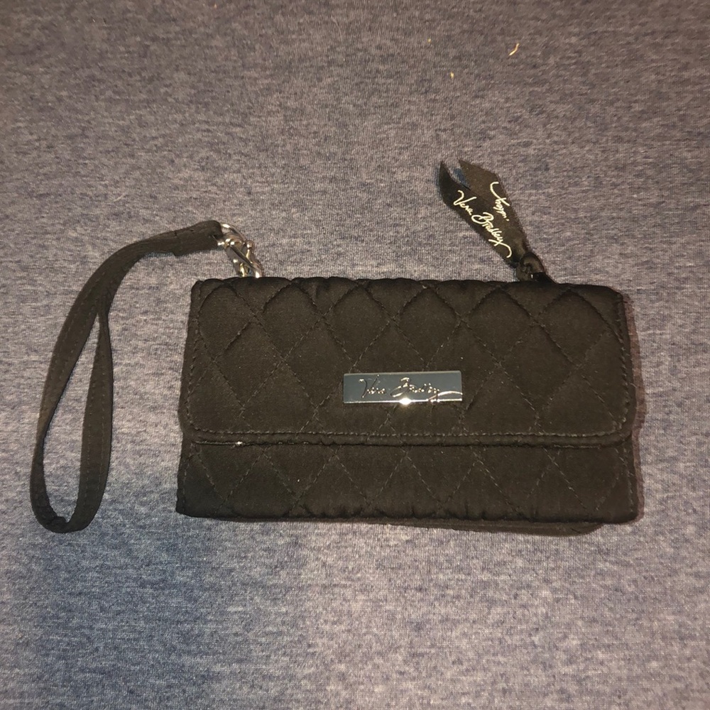 Black Vera Bradley Wristlet Wallet